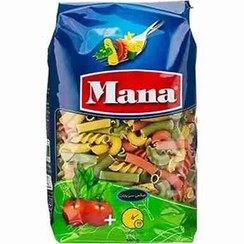 ماکارونی میکس سبزیجات 500گرم مانا